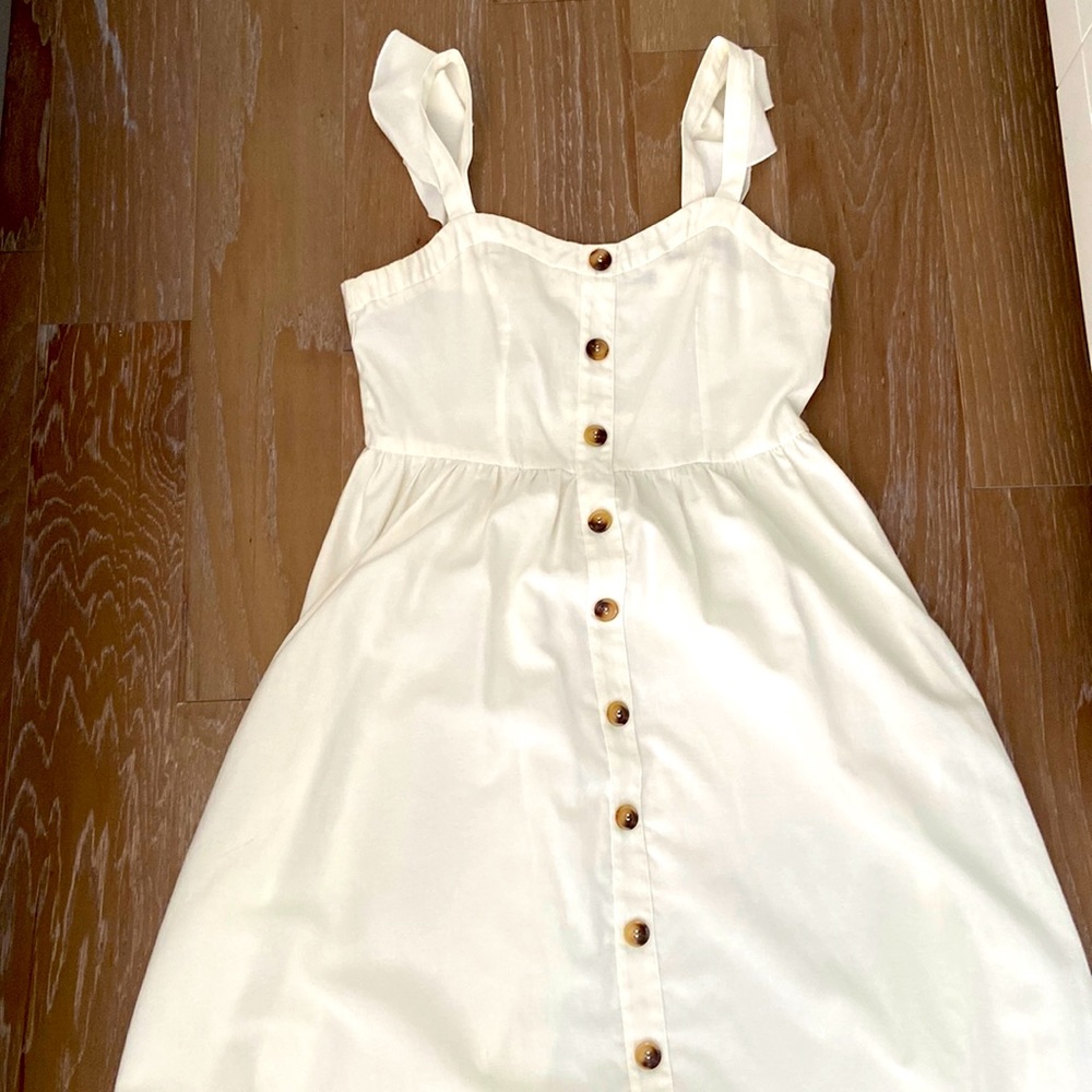 pretty cream dress